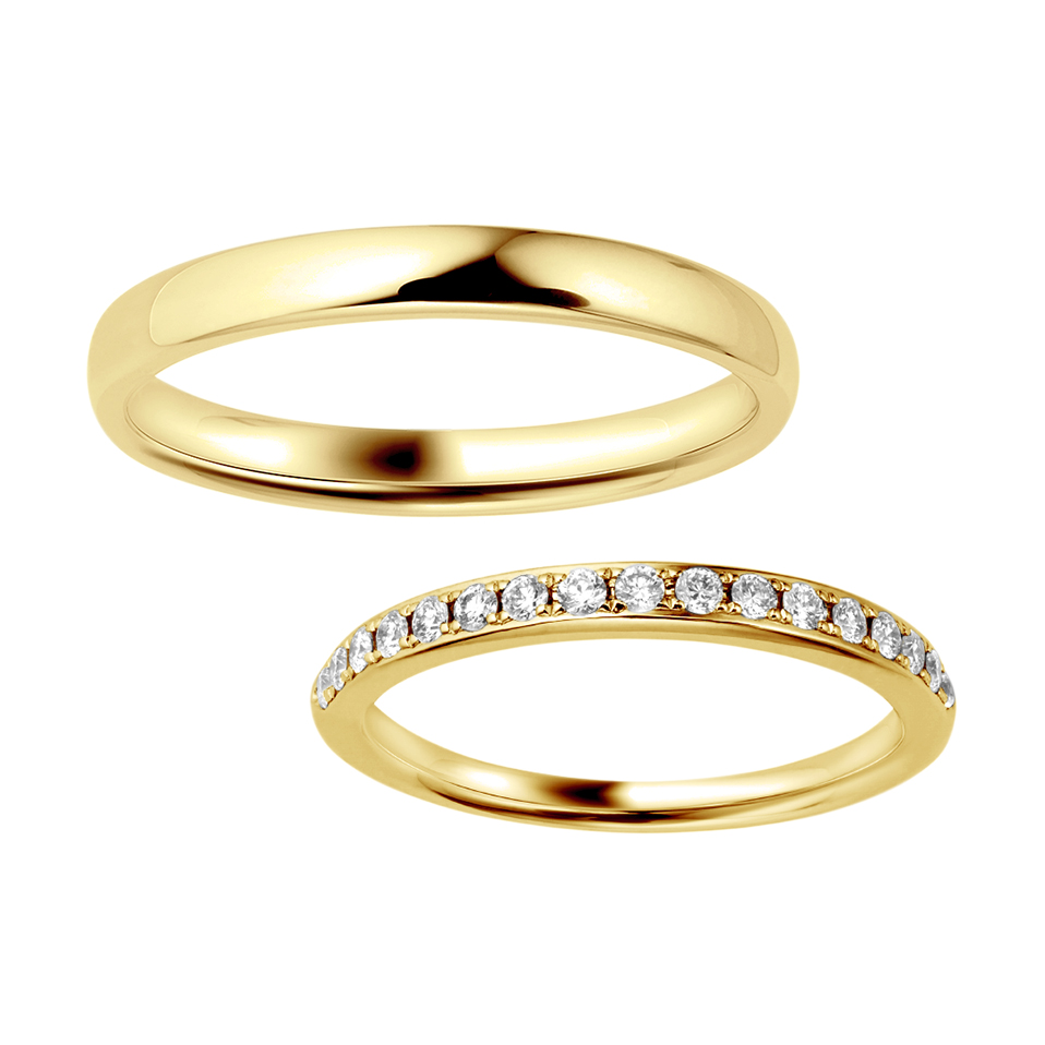 INFINITO m21in（インフィニート m21in イエローゴールドの結婚指輪） 結婚指輪 商品画像 01