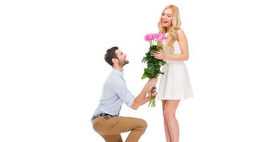プロポーズには花束を？